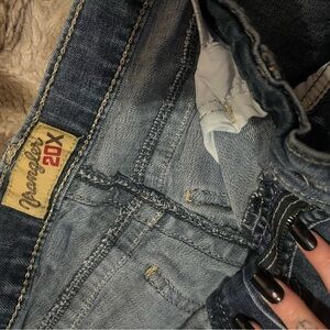 Wrangler 20X womens Dark Blue short Jeans